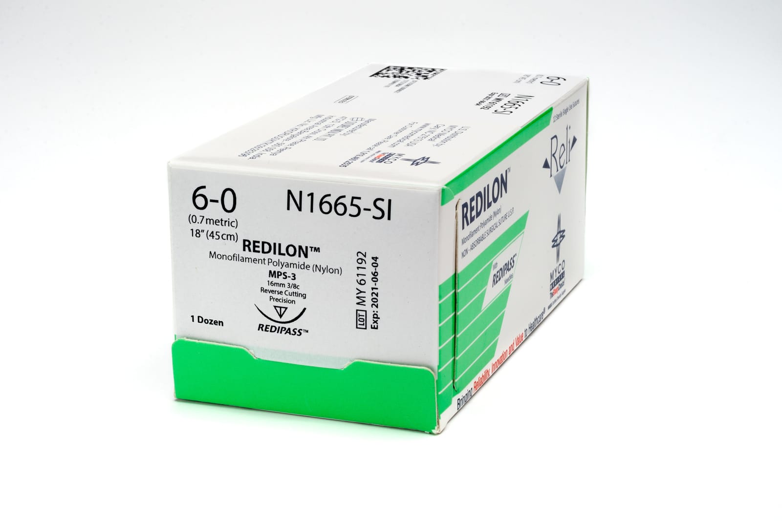 Reli® Black Nylon Non-Absorbable Sutures, MYCO Medical