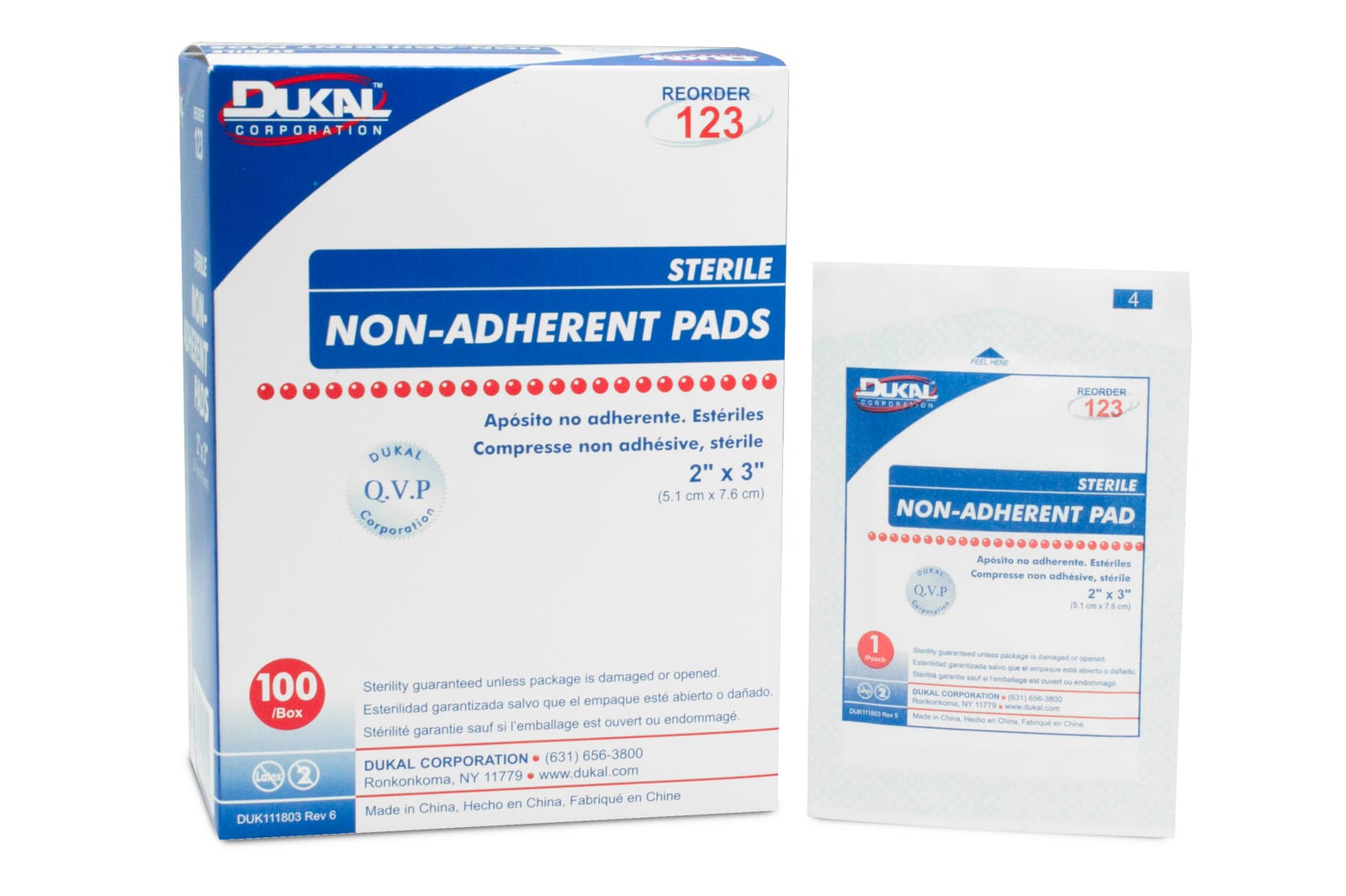 Non-Adherent Pads, DUKAL™ Corporation