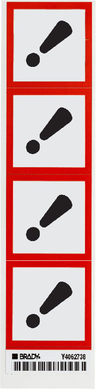 Brady® Adhesive Vinyl GHS Labels 'Acute Toxic Picto'