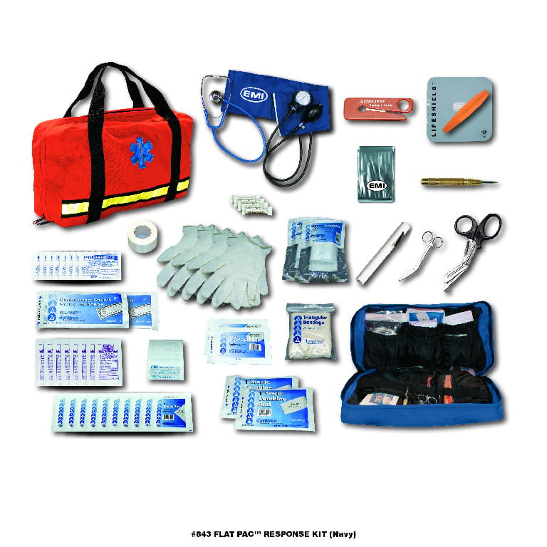 Flat Pac™ Response Kit, Emergency Medical International