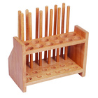 Double Row Wood Test Tube Support
