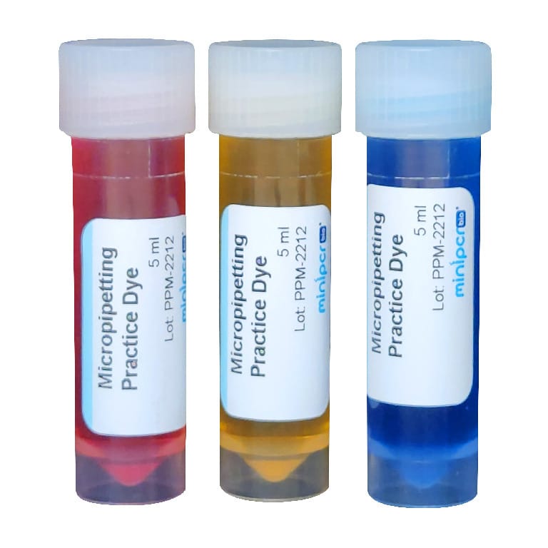 miniPCR® Micropipetting Practice Dyes