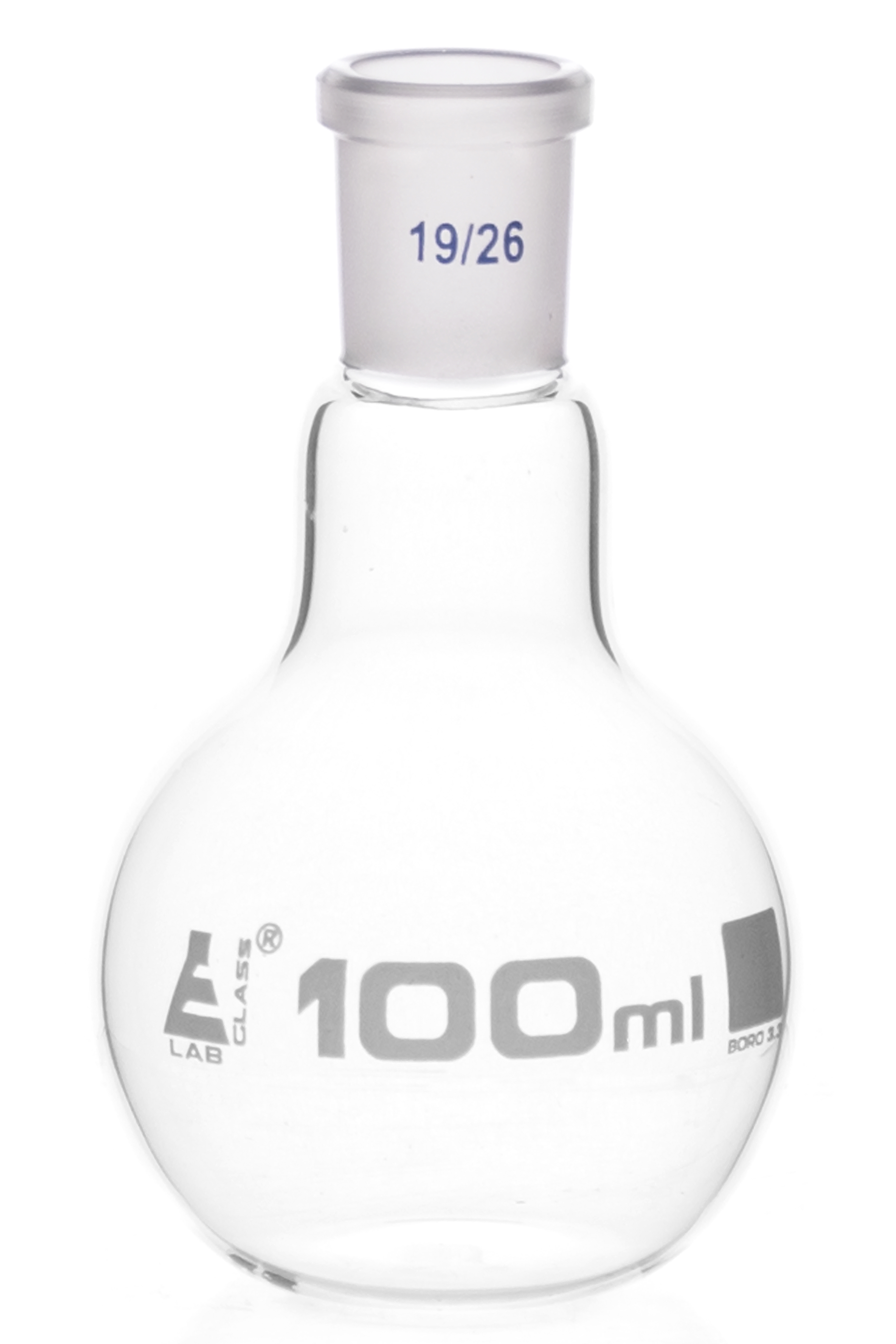 Eisco LabGlass® Boiling Flasks, Flat Bottom, Interchangeable Joint