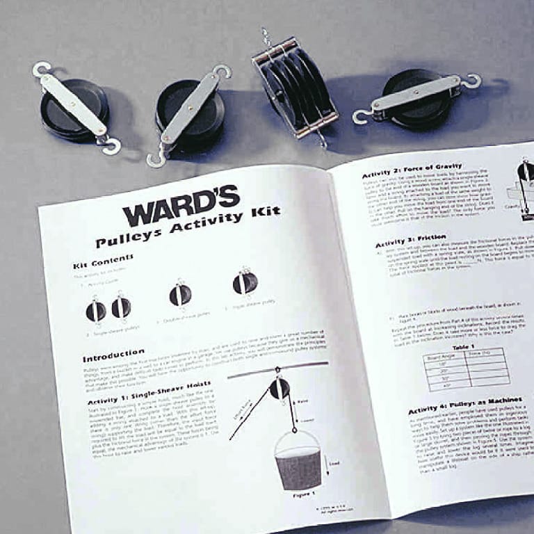 Ward's® Pulleys Activity Kit: Exploring Force, Mass and Simple Machines