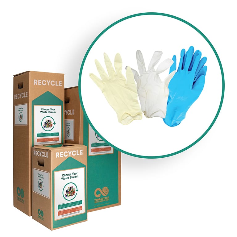 Zero Waste Box™ Disposable Gloves Recycling Boxes