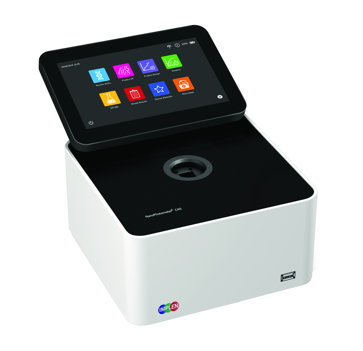 NanoPhotometer® C40-TOUCH UV/Visible Spectrophotometer for Standard Cuvette Applications, Implen