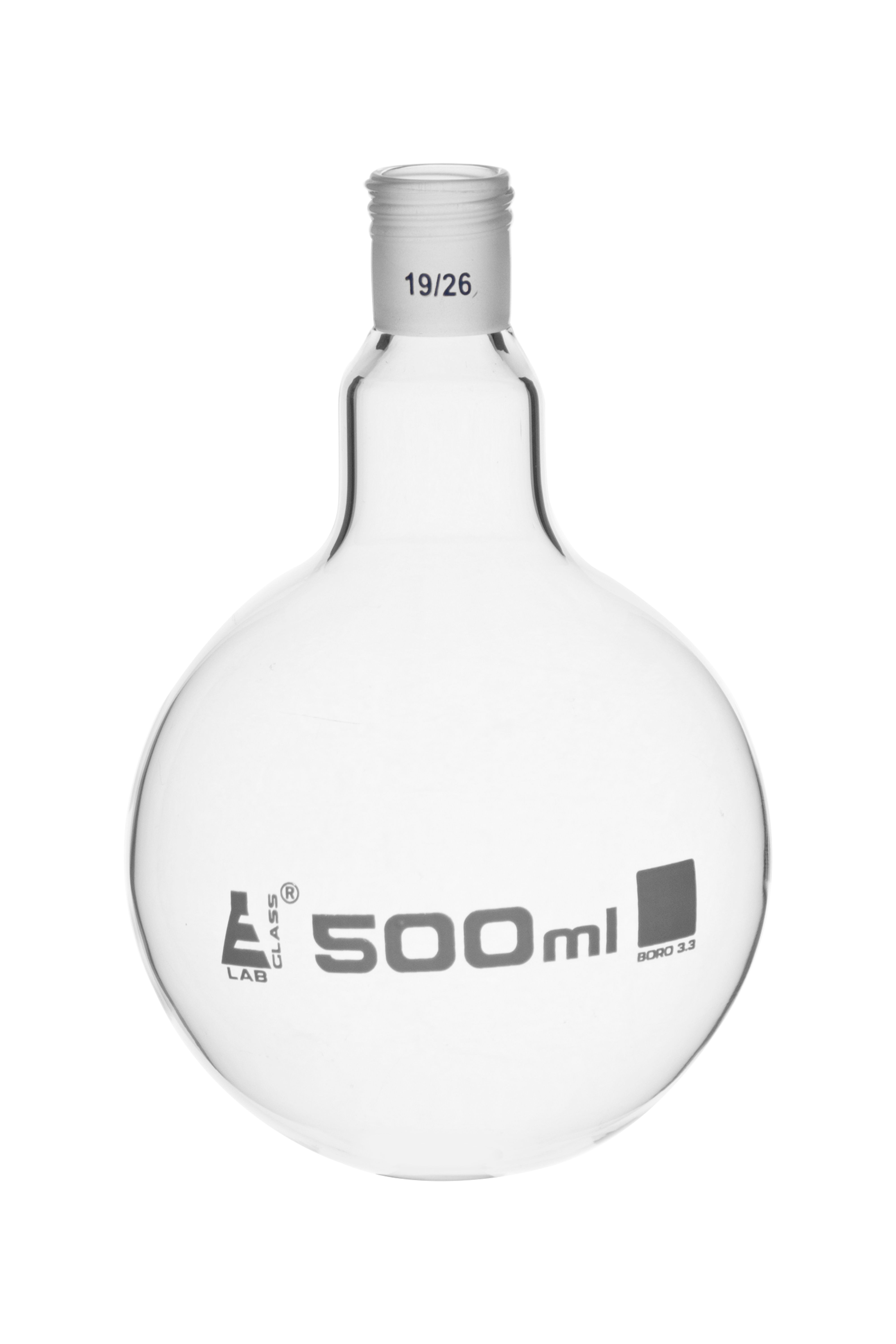 Eisco LabGlass® Boiling Flasks, Round Bottom with Threaded Joint