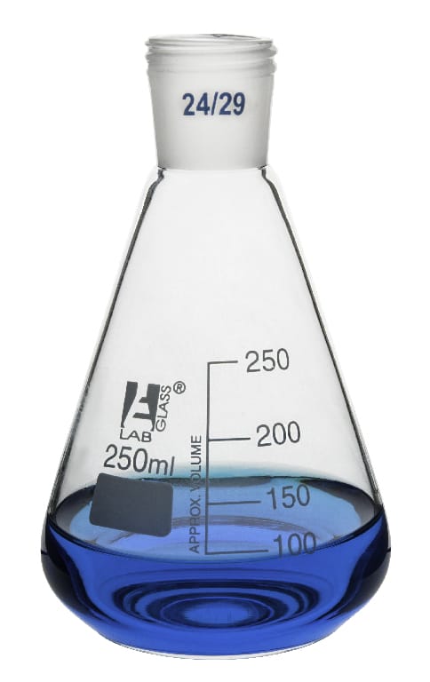 Eisco LabGlass® Erlenmeyer Flasks, Graduated with Threaded Joint
