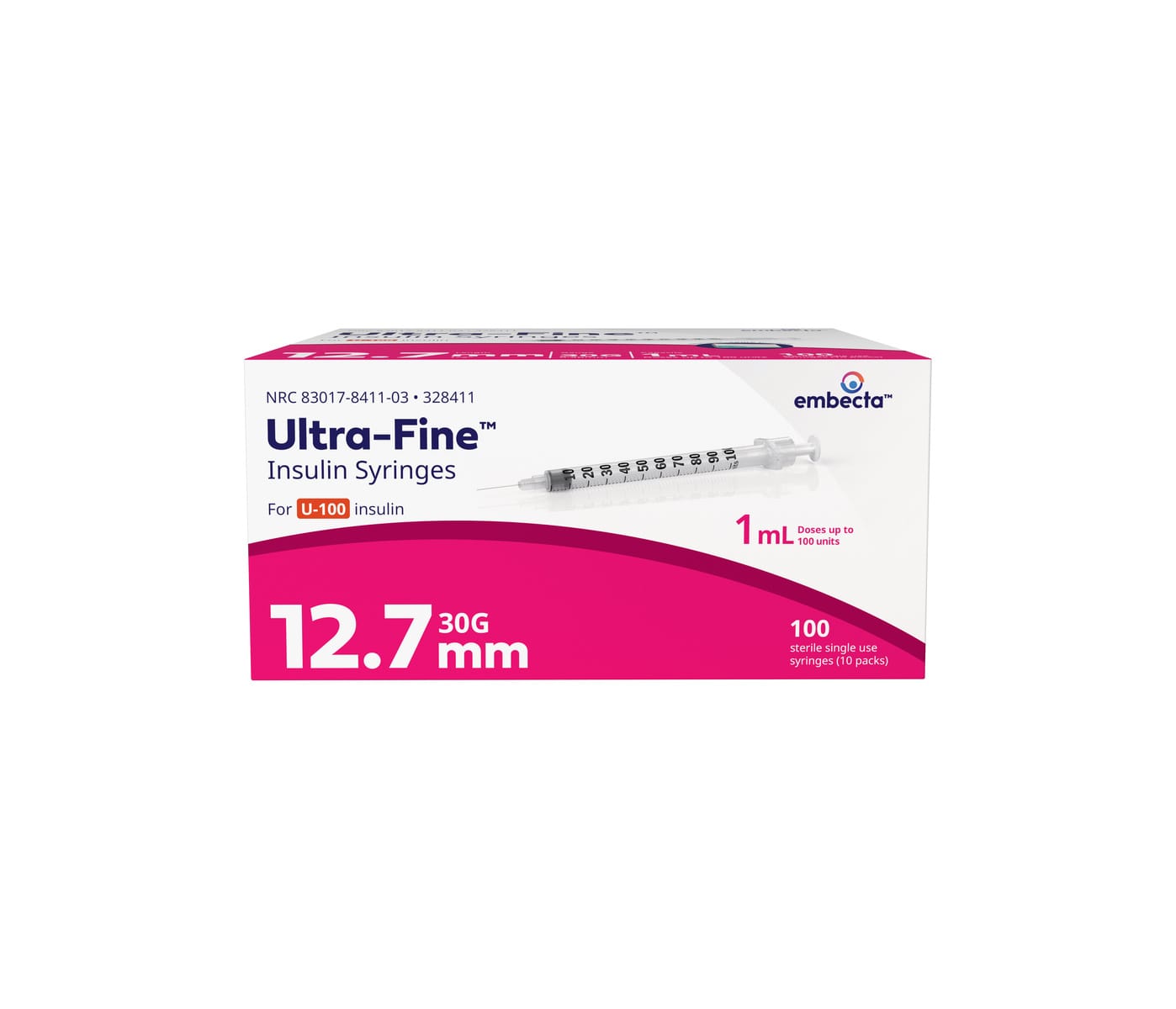 Insulin Syringes with Permanently Attached Needles, BD Medical