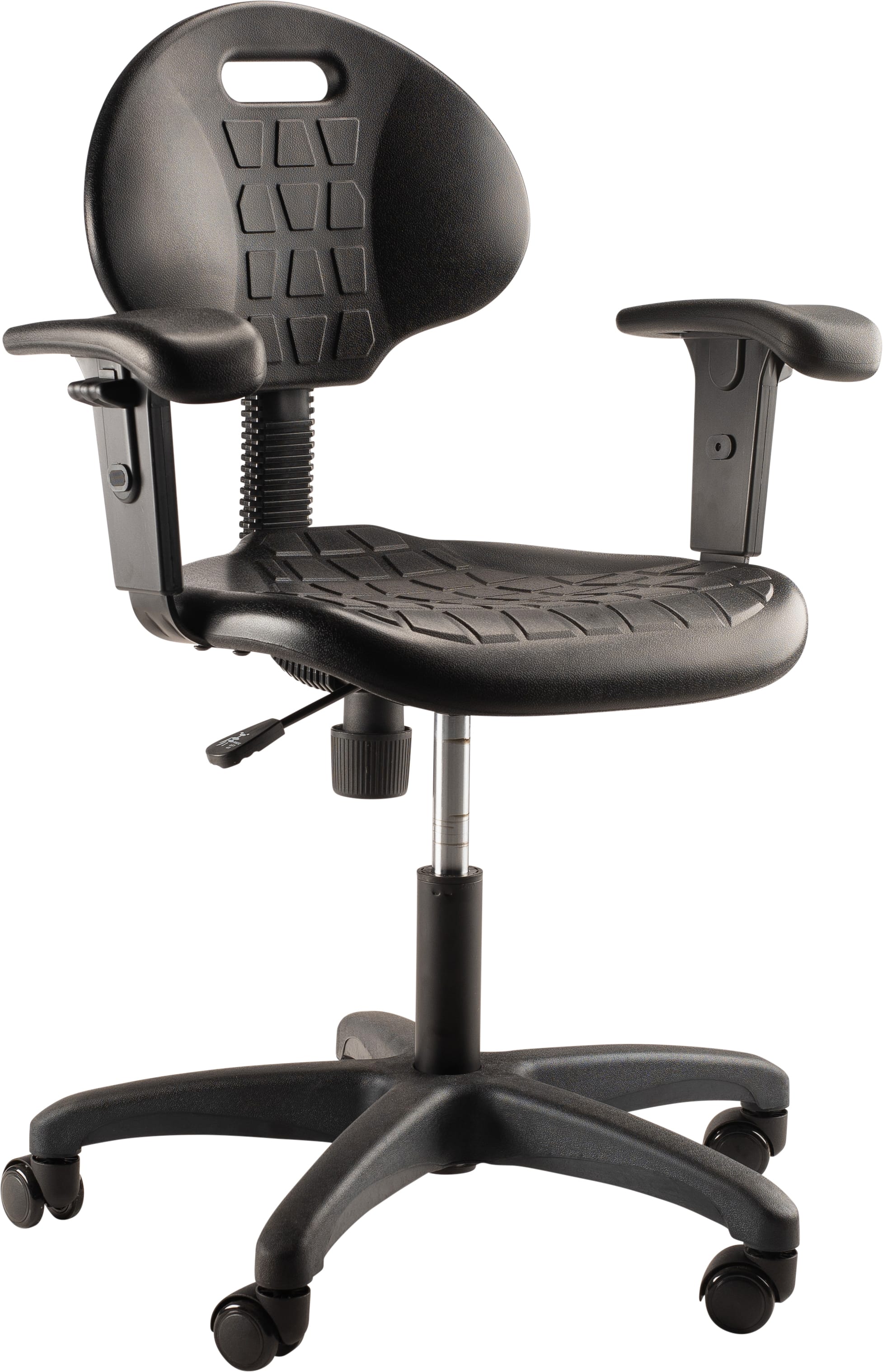 NPS® Polyurethane Task Chairs, Black