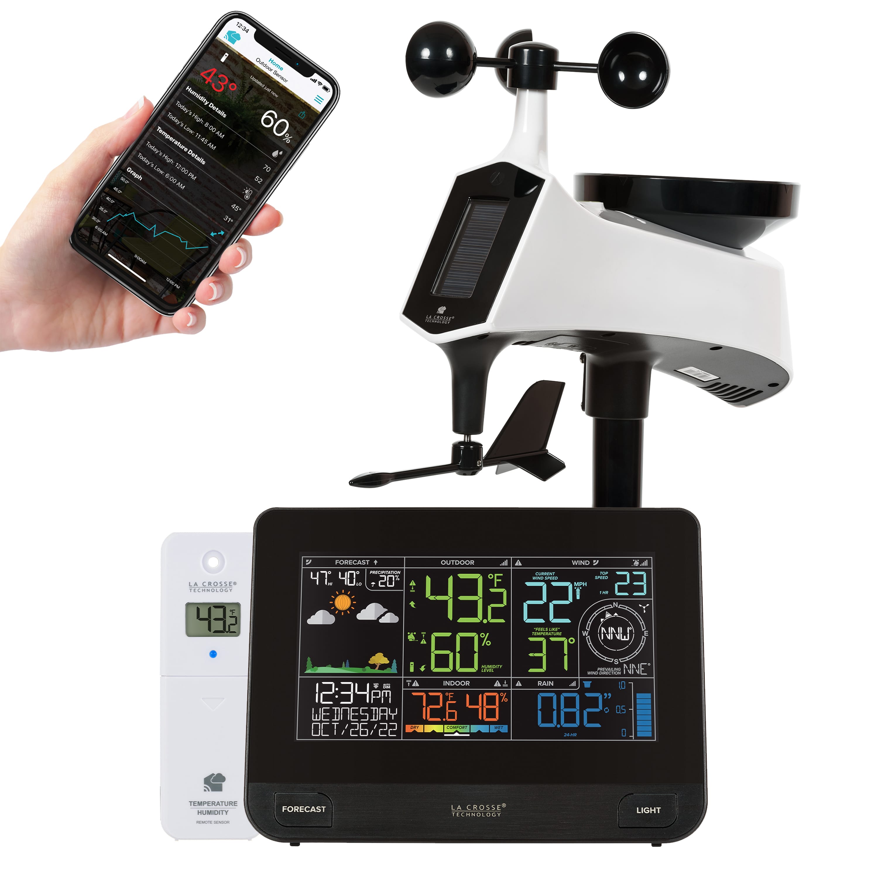 La Crosse Wireless Wi‑Fi Professional Weather Station