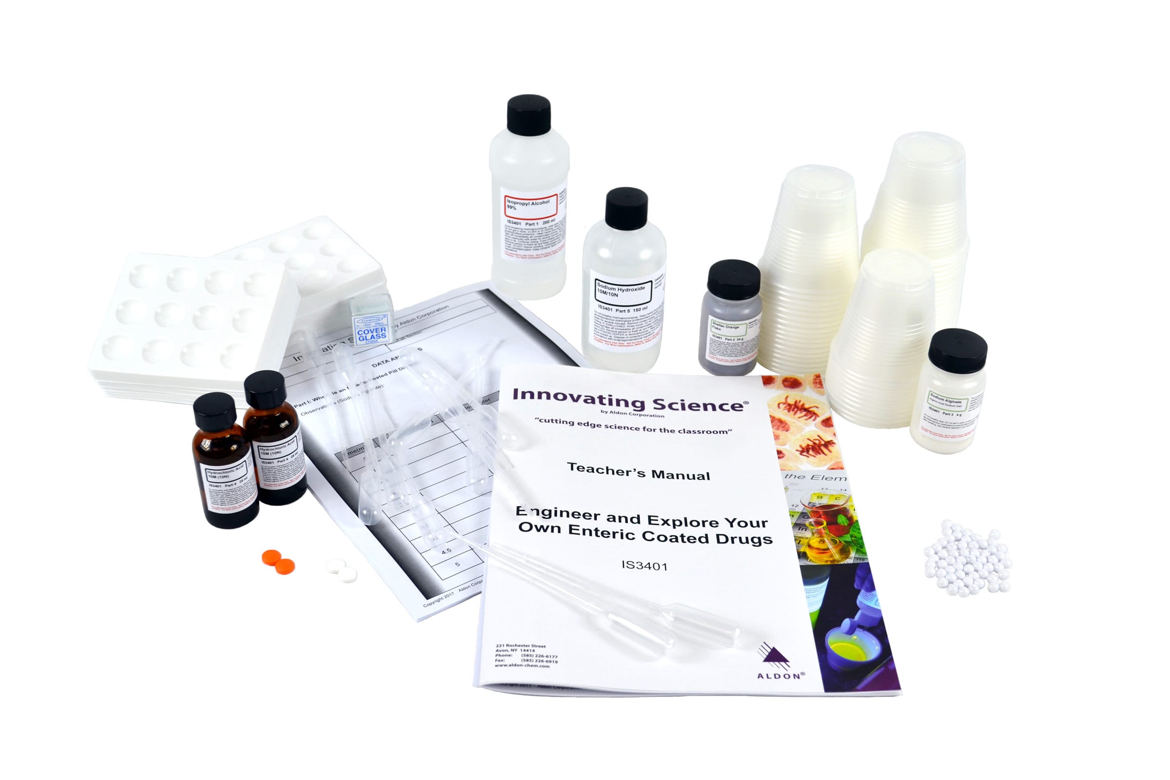 STEM Investigations: Engineer and Explore Your Own Enteric Coated Drugs
