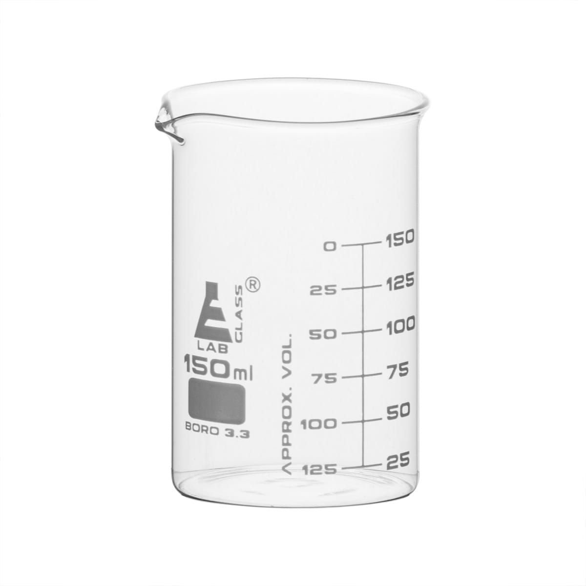 Eisco LabGlass™ Low Form Glass Beakers, ASTM