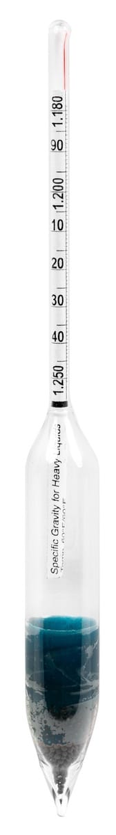 Precision Short Form Specific Gravity Hydrometers