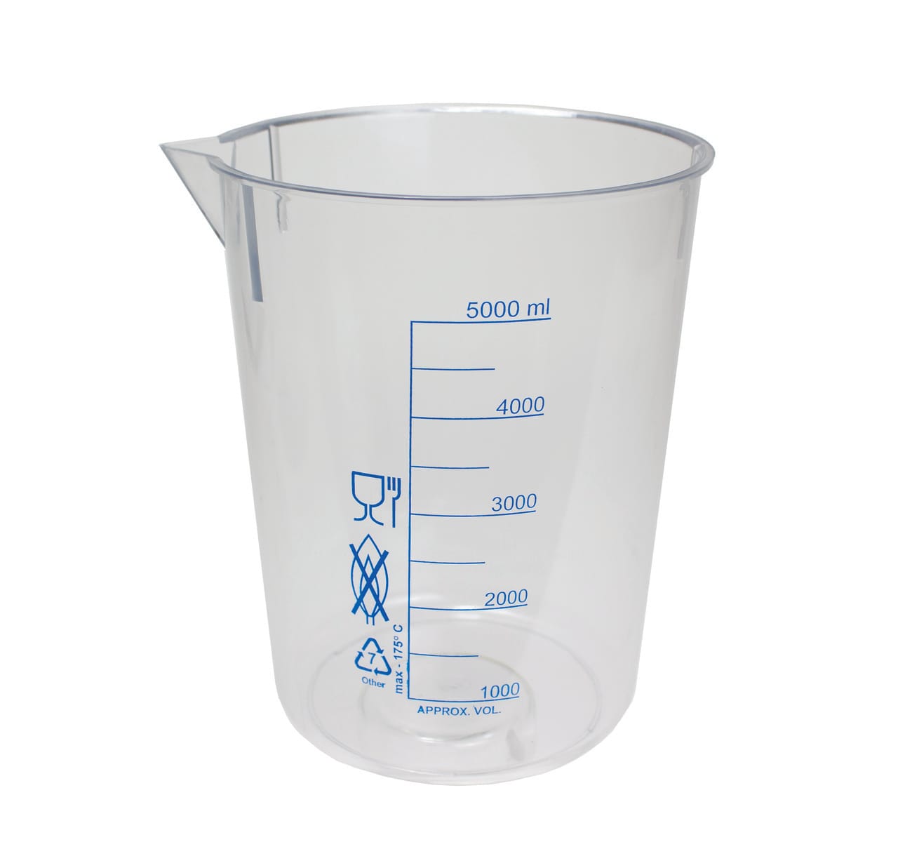 Printed Graduations Beakers, PMP, United Scientific Supplies
