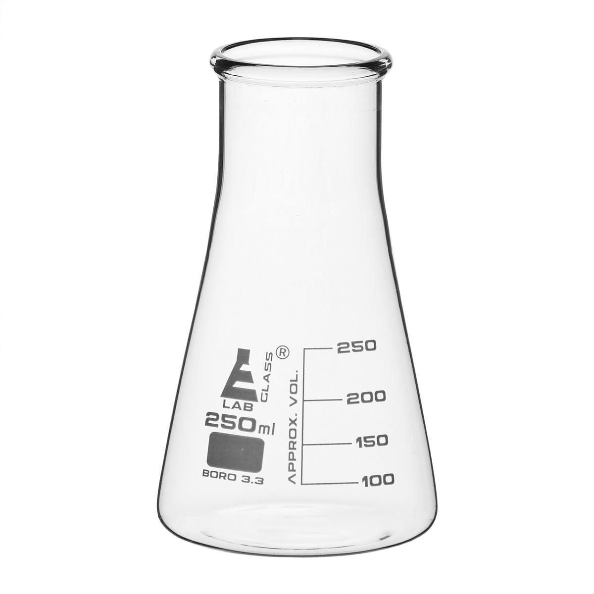 Eisco Glass Wide Neck Erlenmeyer Flasks
