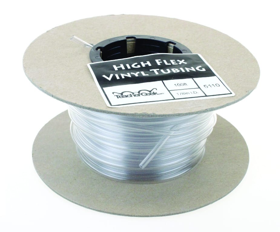 TeacherGeek Vinyl Tubing for Hydraulics - ¹/₈ in. Int.Ø