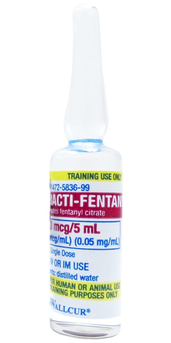 Practi-Fentanyl™ 5 ml Ampule for Training, Wallcur