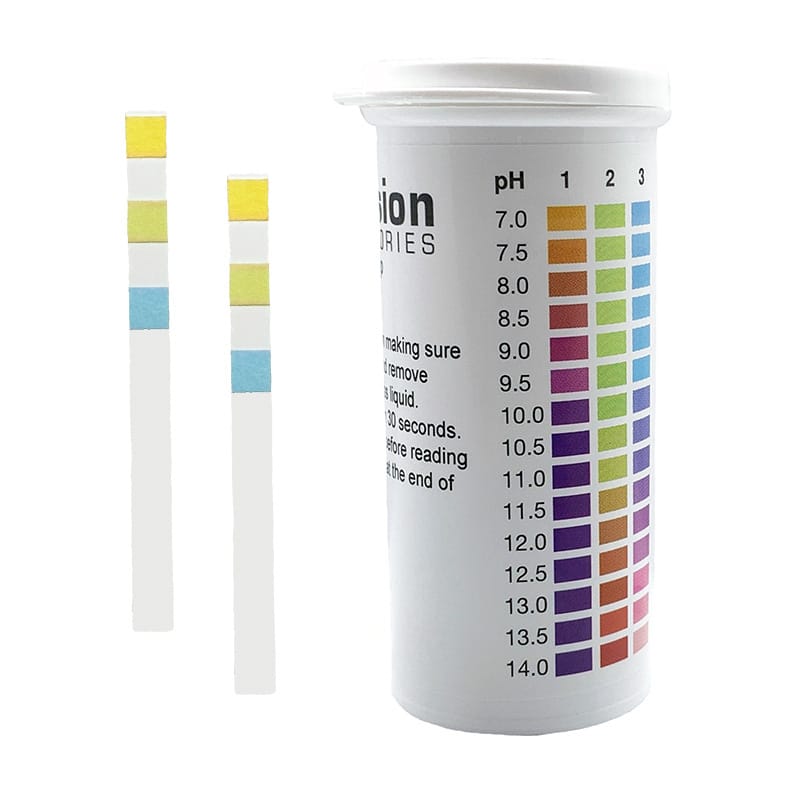pH Test Strips with Pads