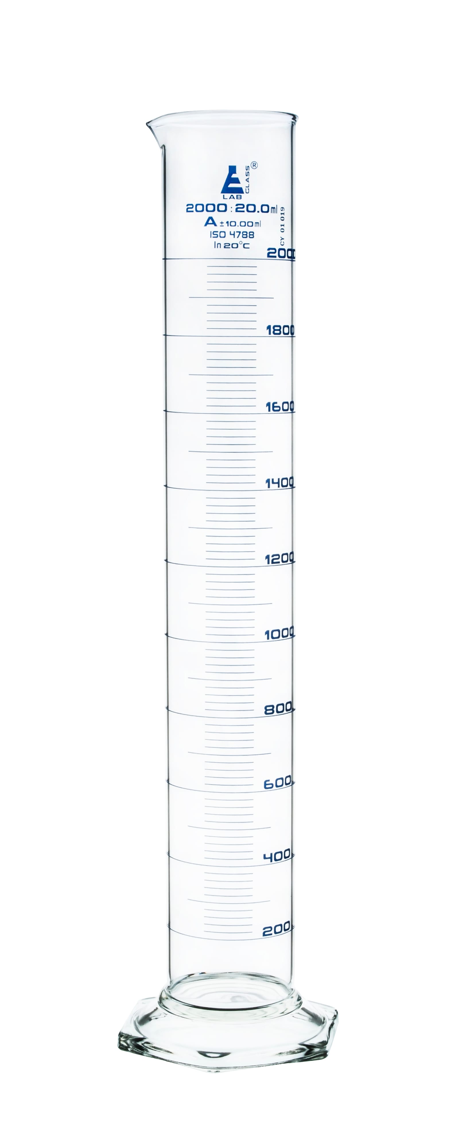 Eisco Glass Graduated Cylinders with Hexagonal Base
