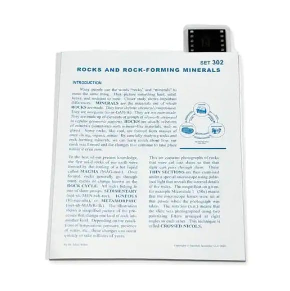 Rocks and Rock-Forming Minerals Microslides