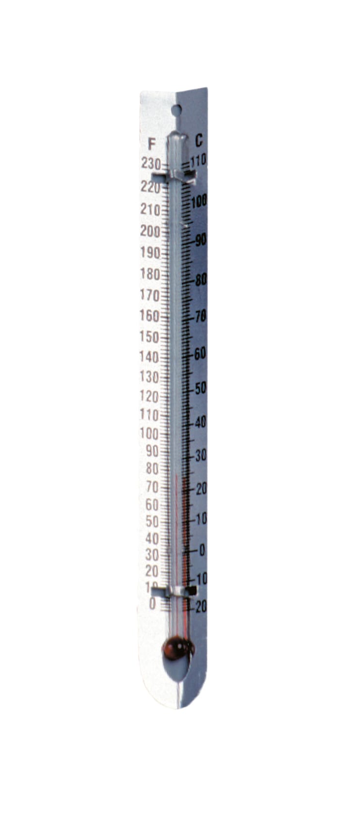Metal Backed Student Dual Scale Thermometer, United Scientific Supplies
