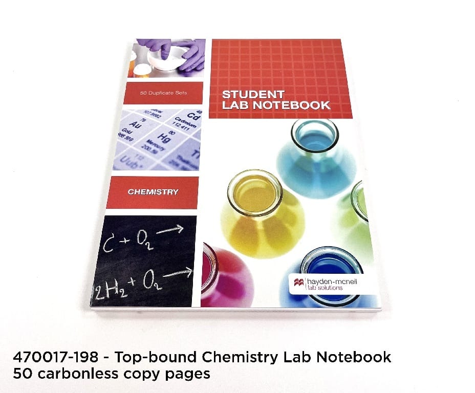 Chemistry Student Lab Notebooks