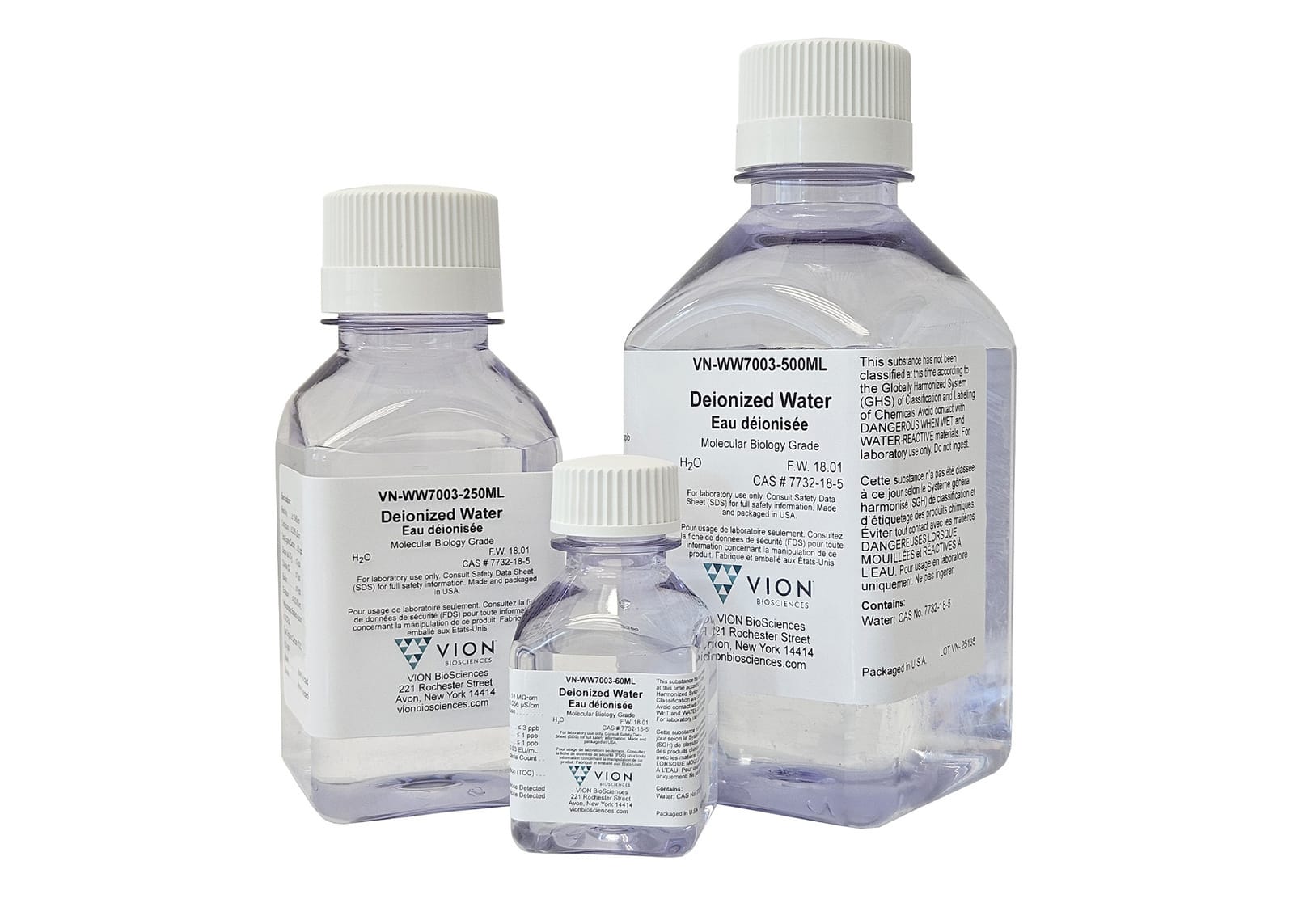 VION™ Deionized Water, Molecular Grade