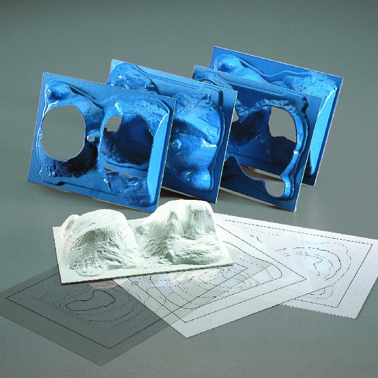 Contour Map Stencils