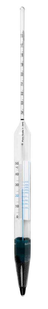 Plato Hydrometers with Thermometer