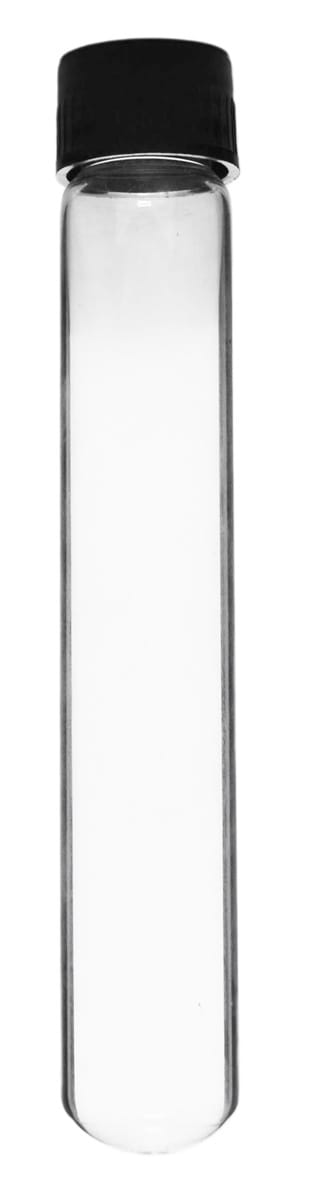 Eisco Glass Test Tubes with Screw Cap
