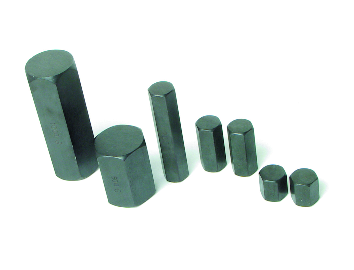 Hexagonal Mass Set of 5, Plated