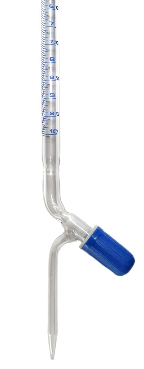 Eisco Glass Burettes with PTFE Needle Valve Stopcock