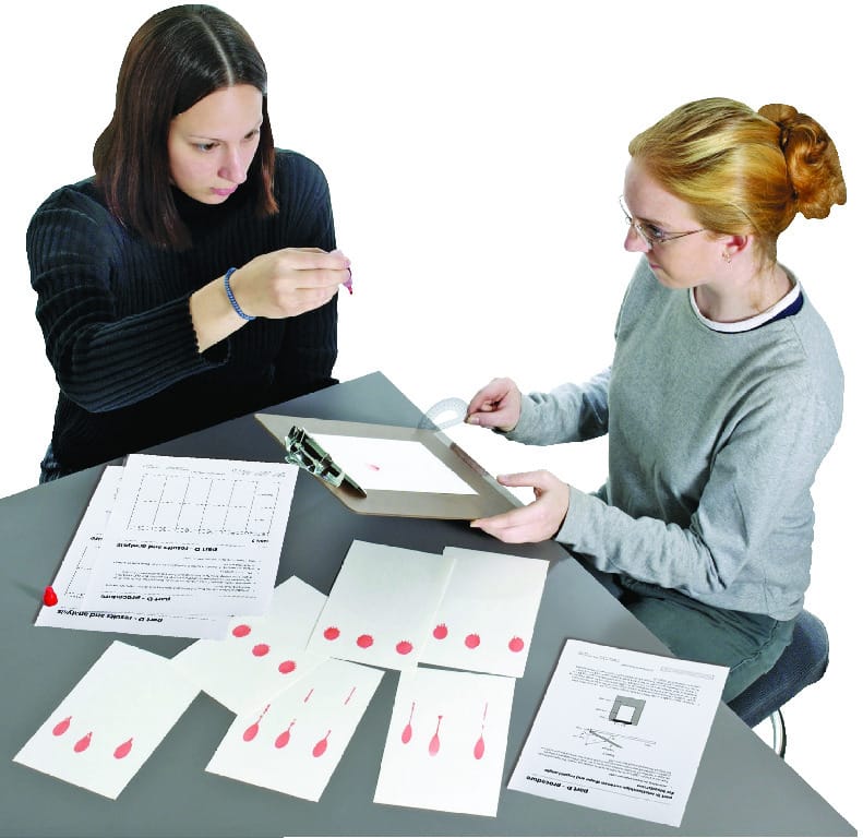 Blood Spatter Analysis Kit, Introductory and Advanced