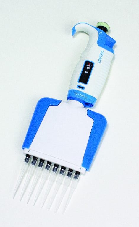 United Scientific™ Multichannel Micropipettes, 8 Channel