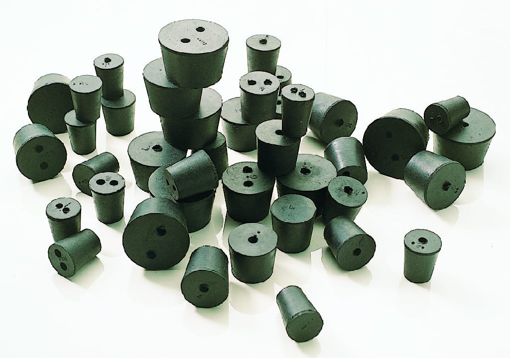 STOPPER RUBBER SIZE 1 1-HOLE EA