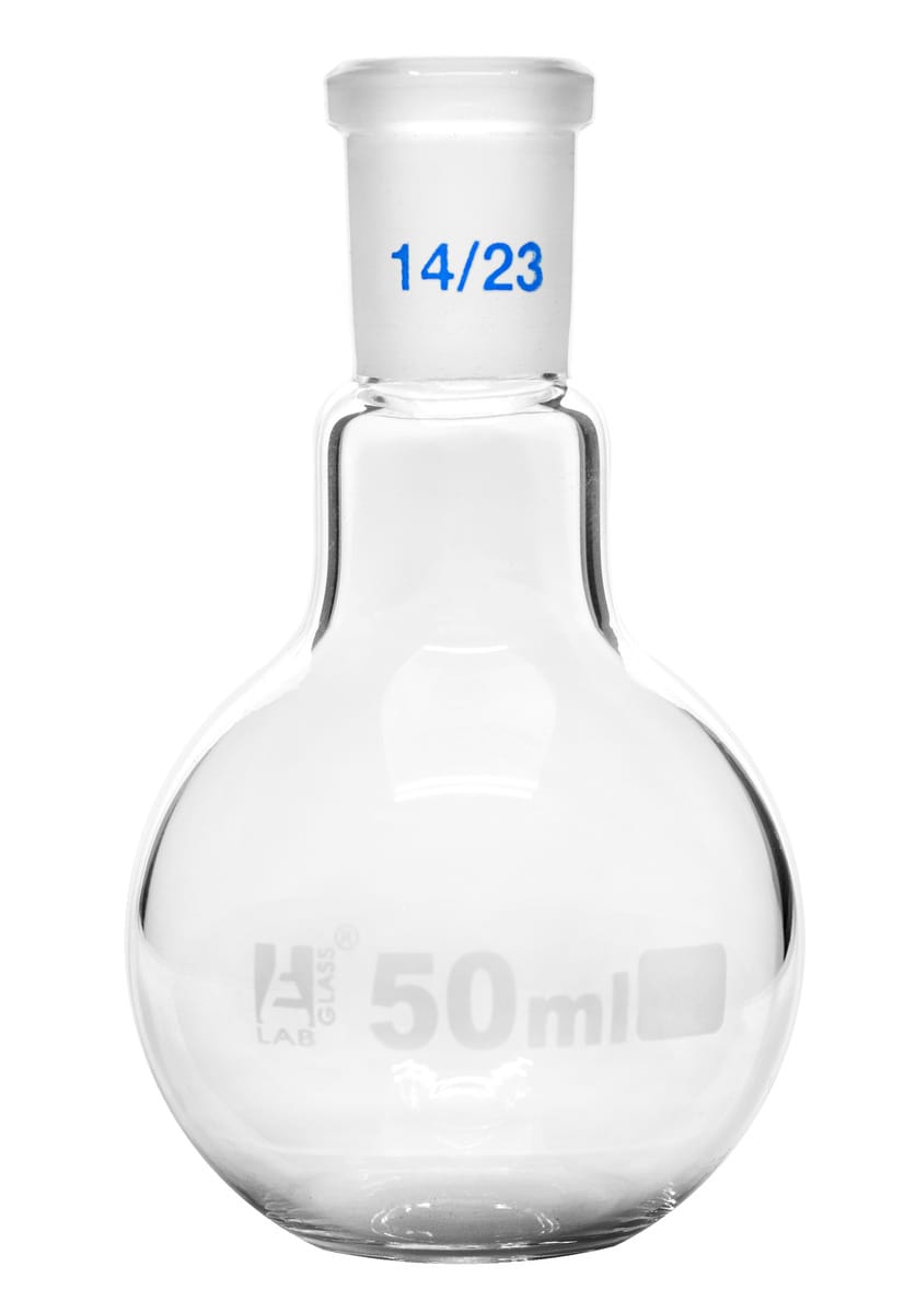 Eisco LabGlass® Boiling Flasks, Flat Bottom, Interchangeable Joint
