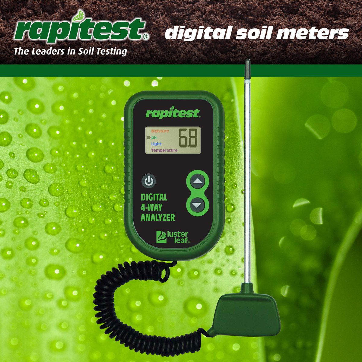 Four-Way Digital Soil Analyzer
