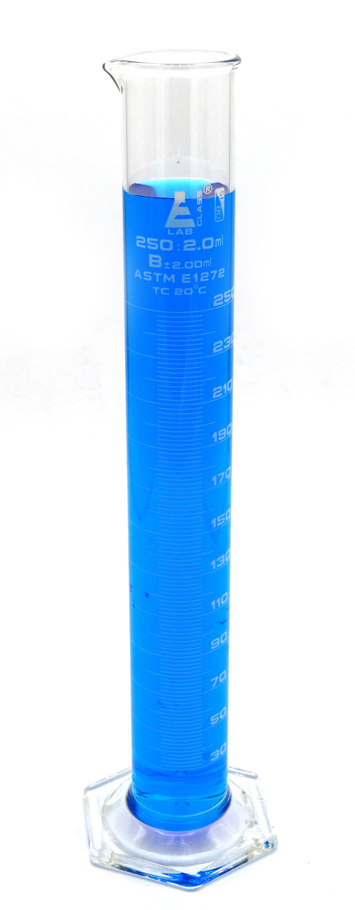Eisco Glass Graduated Cylinders with Hexagonal Base