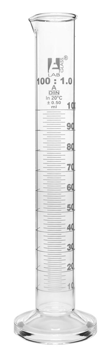 Eisco Glass Graduated Cylinders with Round Base