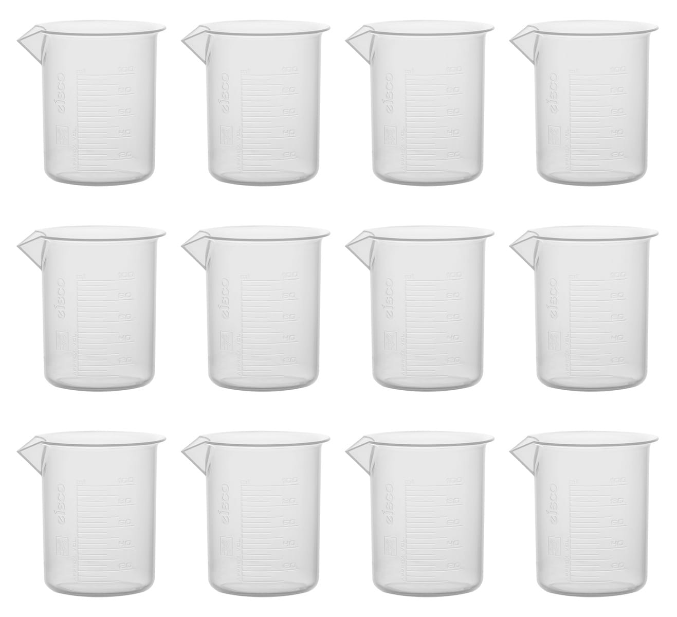 Plastic Graduated Beakers