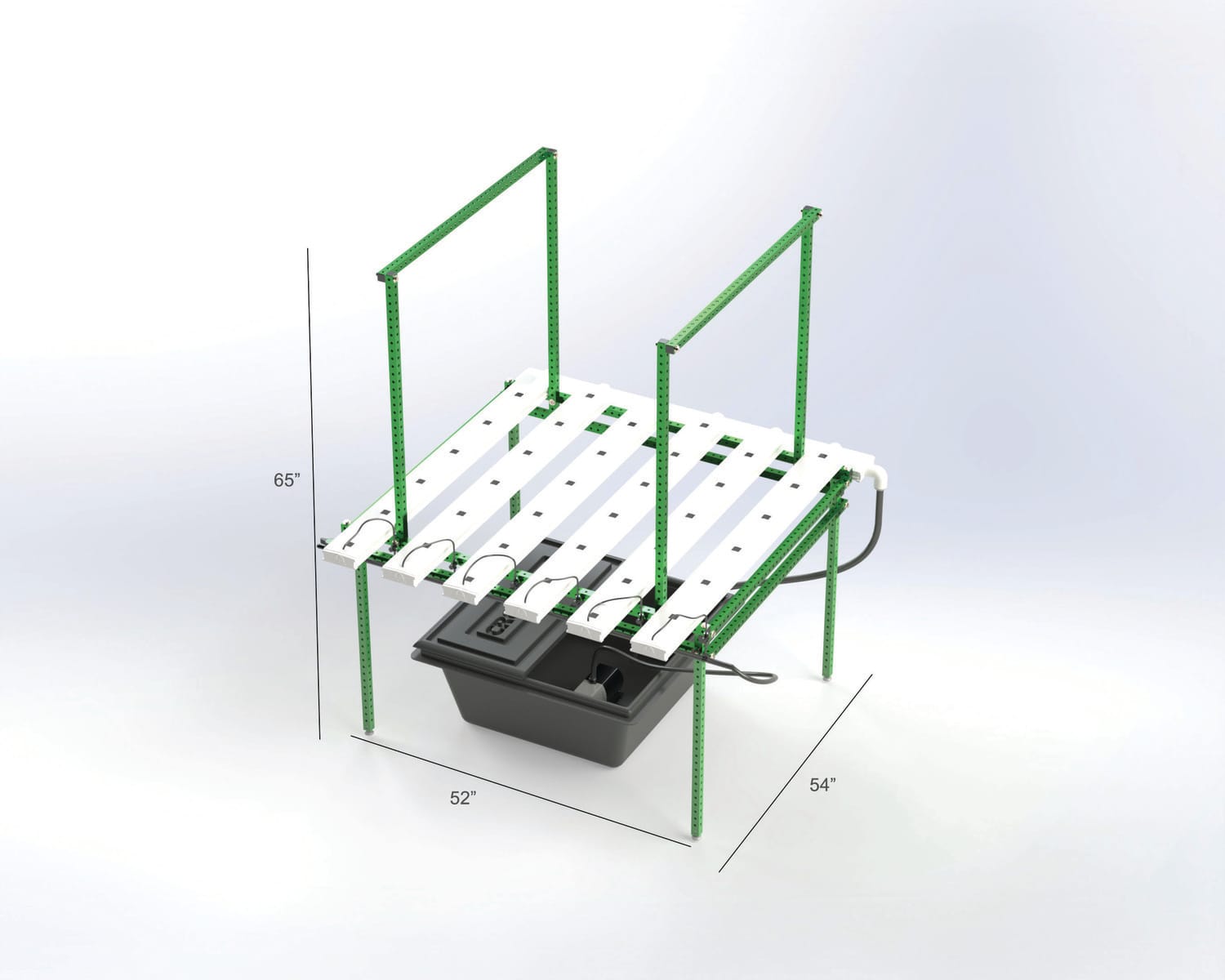 CropKing 4-6 NFT Hydroponics Bundle