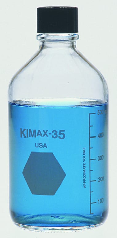 KIMBLE® KIMAX® Media/Storage Bottles, KG-35 Borosilicate Glass ...