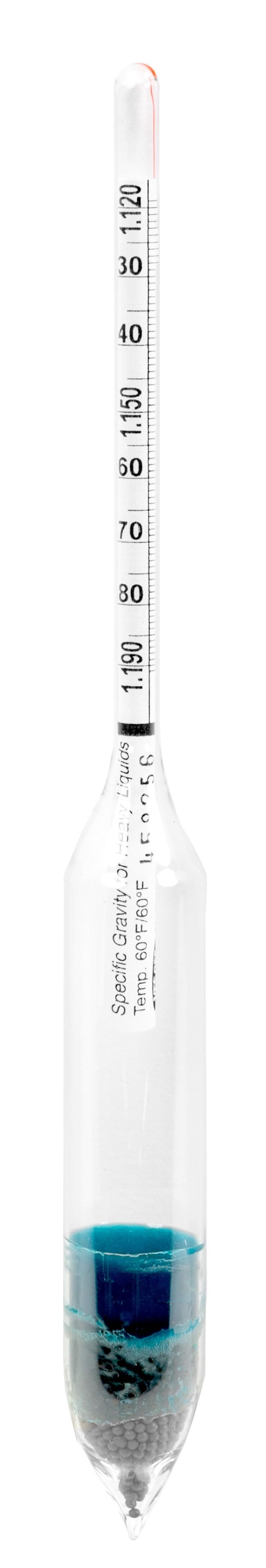 Precision Short Form Specific Gravity Hydrometers