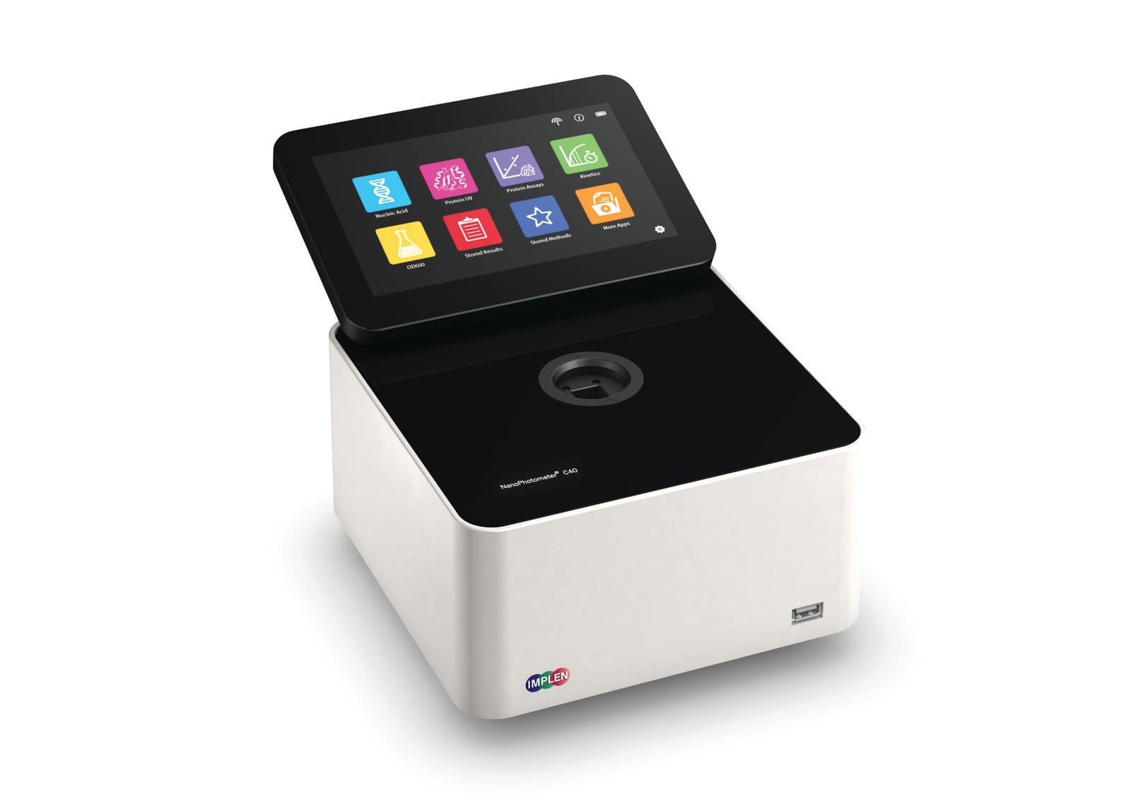 NanoPhotometer® C40-TOUCH UV/Visible Spectrophotometer for Standard Cuvette Applications, Implen