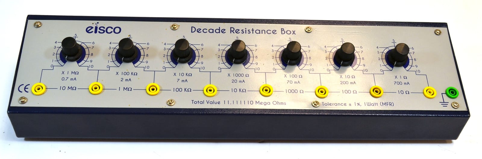 Decade Resistance Box, 7 decade