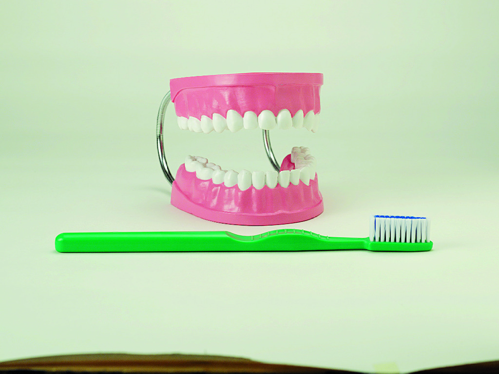 Giant Teeth with Giant Brush
