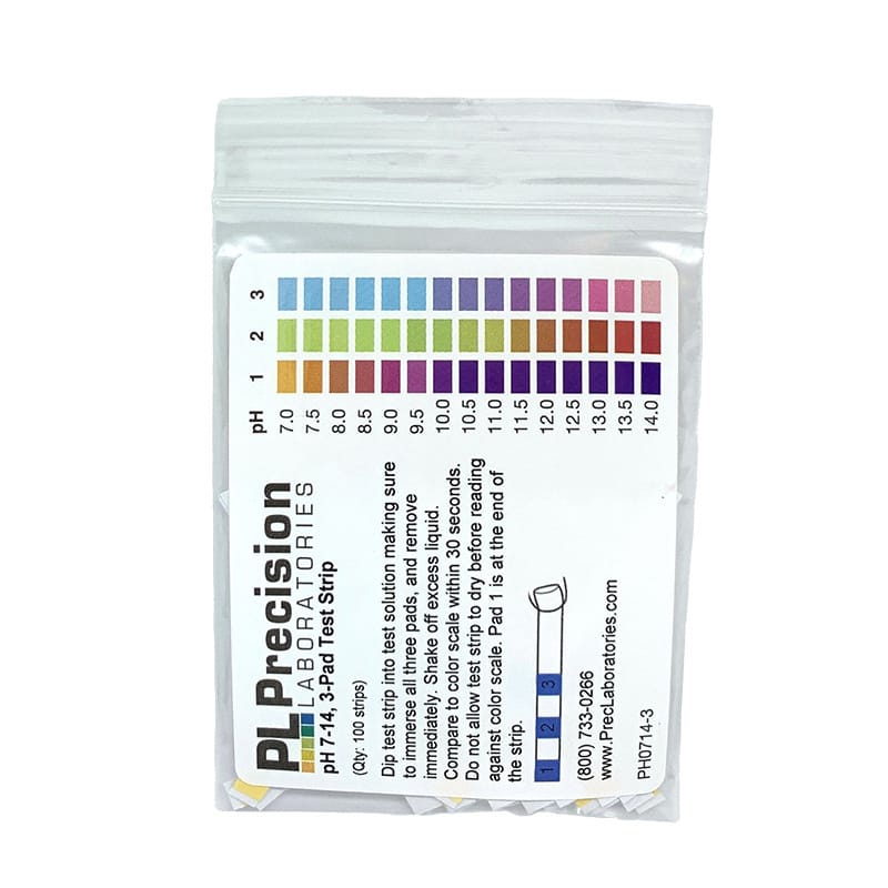 pH Test Strips with Pads