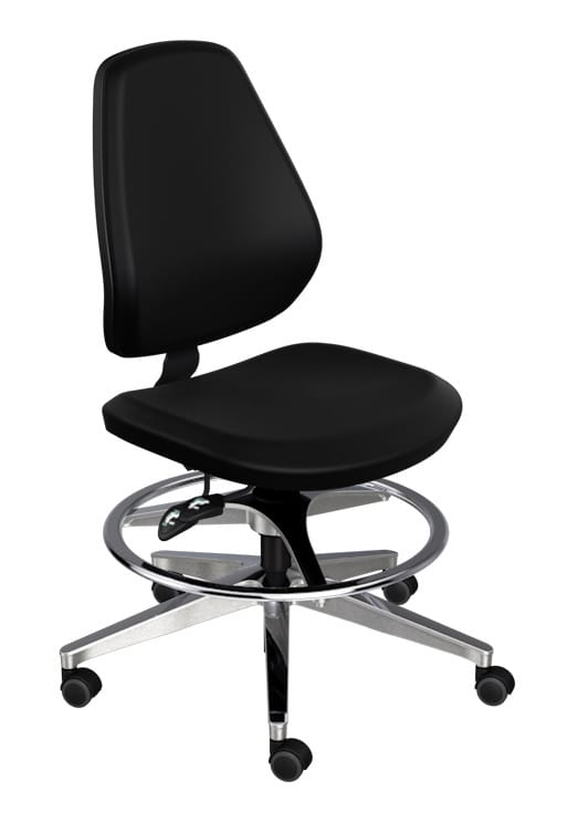 BioFit MVMT™ Tech Classic Cleanroom Swivel Chairs, ISO 6