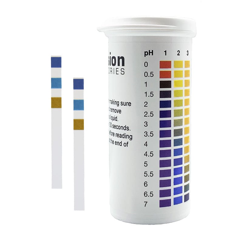 pH Test Strips with Pads